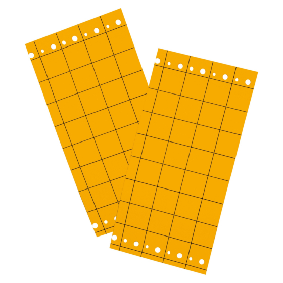 Piège englué chromatique oranges