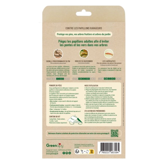 Piège delta : détection des papillons