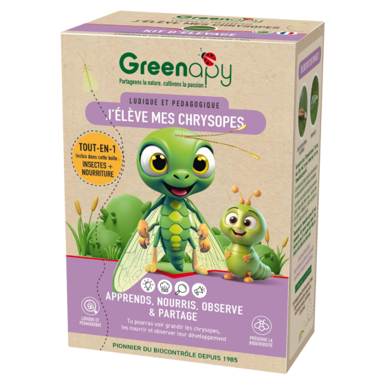 Kit : j'élève mes chrysopes Tout en 1
