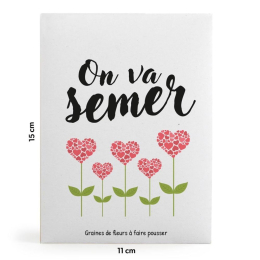 Sachet message - On va semer !