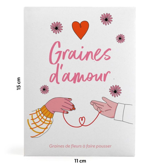 Sachet message - Graines d'amour