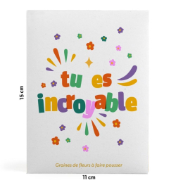 Sachet message - Tu es incroyable