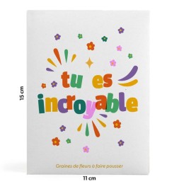 Sachet message - Tu es incroyable