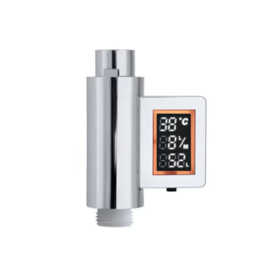 Compteur d'eau de douche : débits, consommations et températures