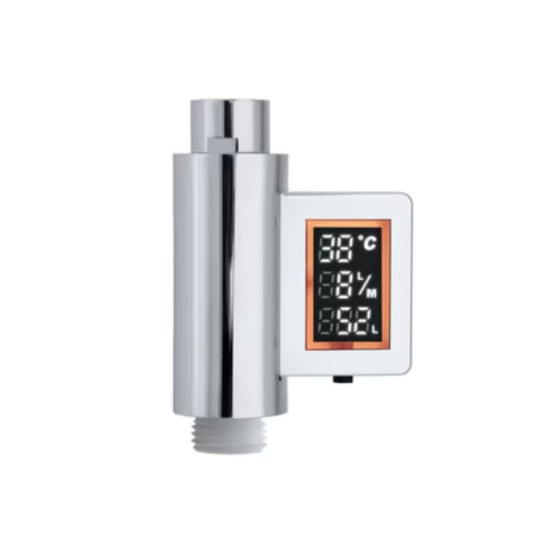 Compteur d'eau de douche : débits, consommations et températures