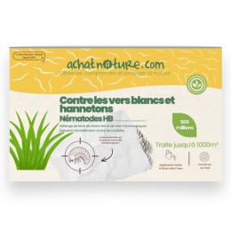 Nématodes HB contre vers blancs et hannetons - 500 millions - 1000 m²