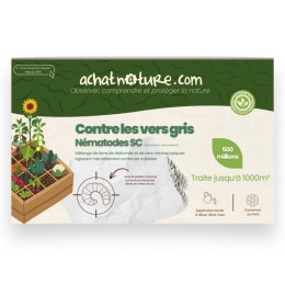 Nématodes SC contre vers gris - 500 millions - 1000 m²