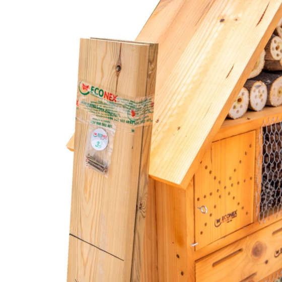 Refuge géant à Insectes 80 x 120 cm en bois massif