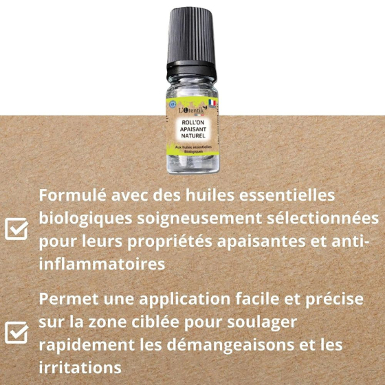 Roll'on apaisant après piqûre aux huiles essentiellles BIO - 5 ML