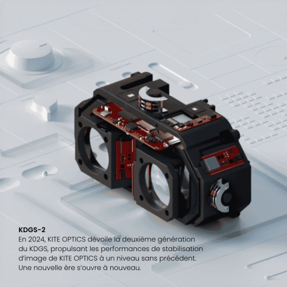 Jumelles stabilisées KITE 22x50 ED Li-ion