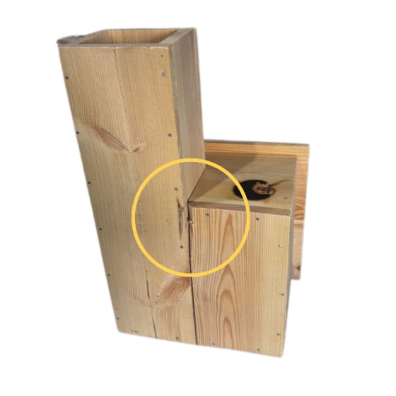 Abri à hérissons PREMIUM avec entrée - Seconde vie