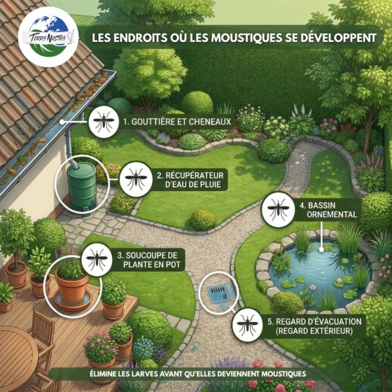 Larvicide anti-moustiques - Pot de 500 g