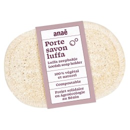 Porte-Savon en Eponge Végétale Luffa