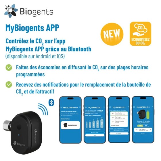 Piège à moustiques - Biogents Aerotrap Plus (avec booster CO2)