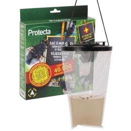 Piège à mouches jetable 3,5 L appâts inclus