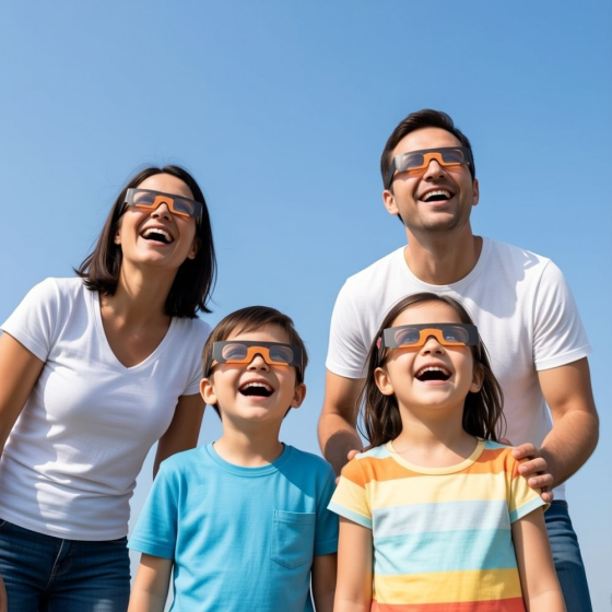 Lunettes pour éclipses soliares - Lot de 5