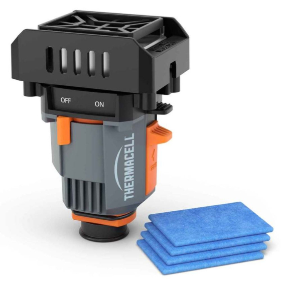 Bouclier anti-moustiques à combustible backpacker