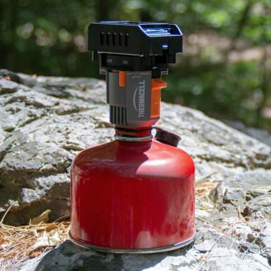 Bouclier anti-moustiques à combustible backpacker