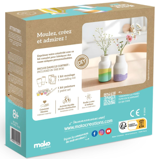 Atelier de créations : 2 vases