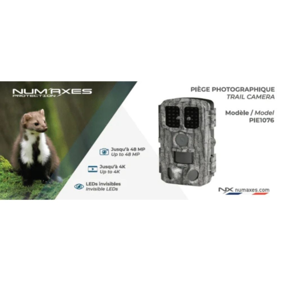 Pack 1 piège photographique PIE1076 + 8 piles AA + 1 carte mémoire 32 GB