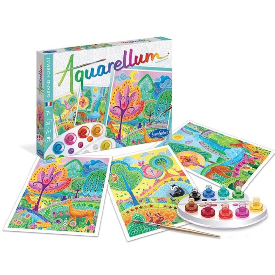 Aquarellum grand format : paysages oniriques