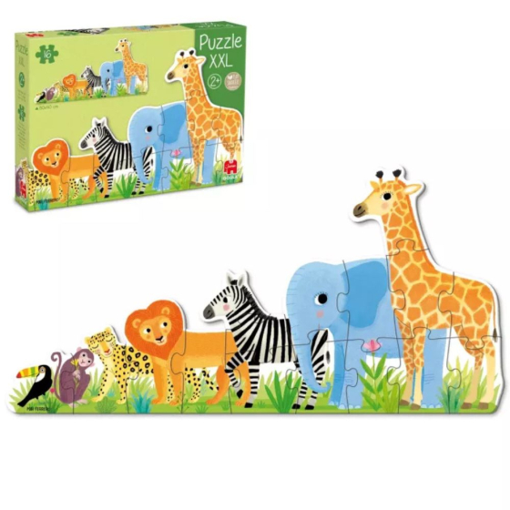 Puzzle XXL Jungle : du plus petit au plus grand