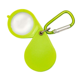 Mini Loupes de poche x10 avec mousqueton