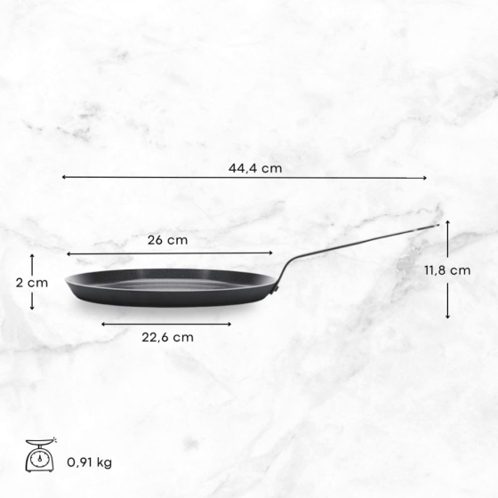 Crêpière céramique Ceranoa – 26 cm