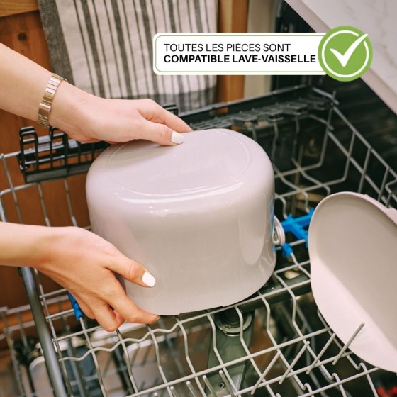 Composteur de cuisine Organko – 3,3 L – Blanc