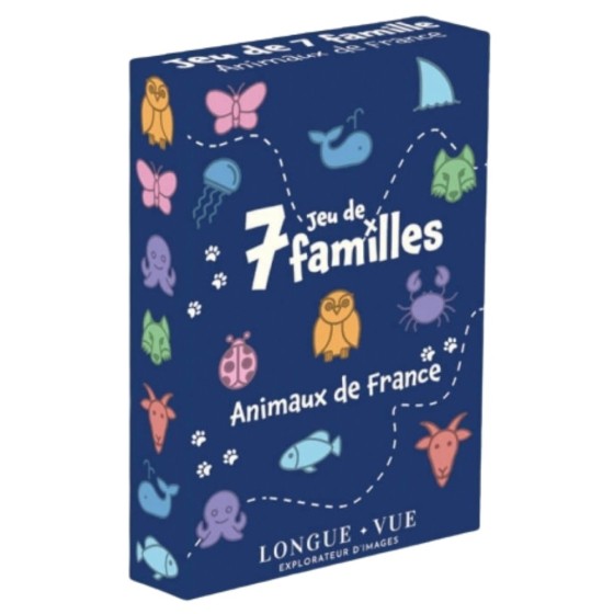 Animaux de France - Jeu de cartes 7 familles