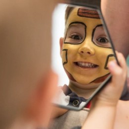 Fard de maquillage enfant à l'eau - Jaune doré