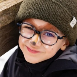 Fard de maquillage enfant à l'eau - Marron