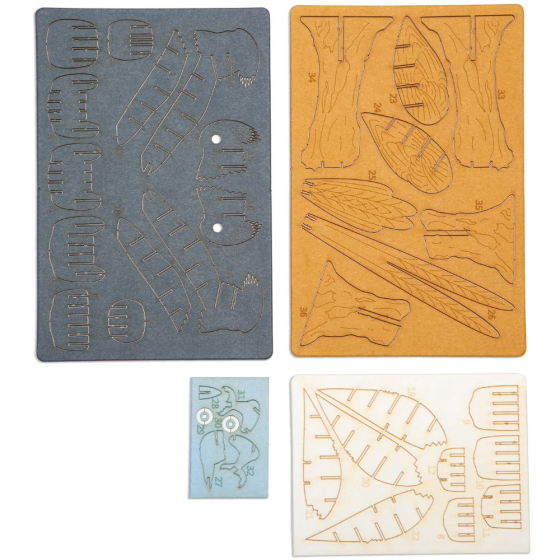Puzzle 3D Mésange bleue