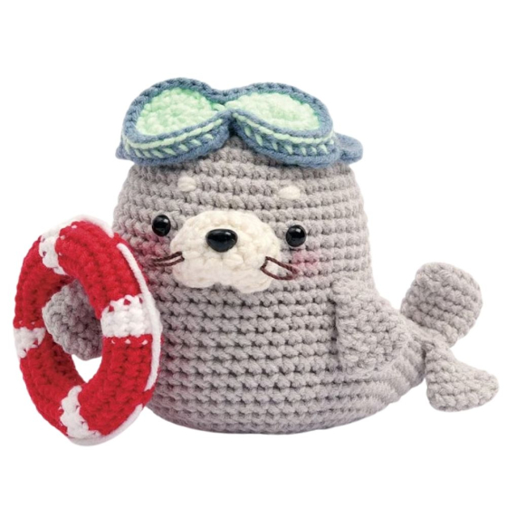 Kit Amigurumi - Phoque