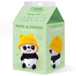 Kit Minigurumi - Panda