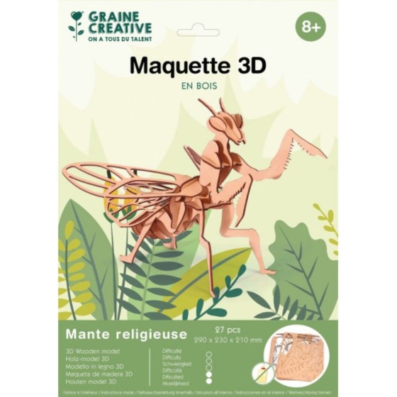Maquette 3D - Mante Religieuse