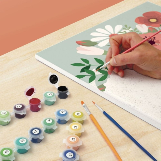 Peinture au Numéro - Fleuri