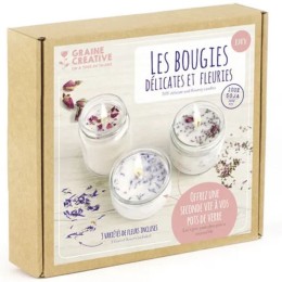 Kit DIY - Bougies Fleuries