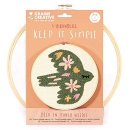 Kit Punch Needle - Oiseau