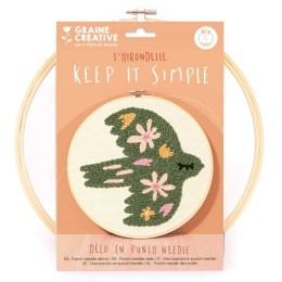 Kit Punch Needle - Oiseau