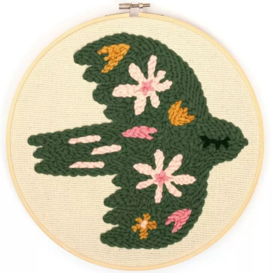 Kit Punch Needle - Oiseau