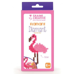 Diamant Mosaïque - Flamant Rose