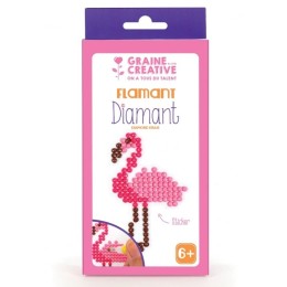 Diamant Mosaïque - Flamant Rose