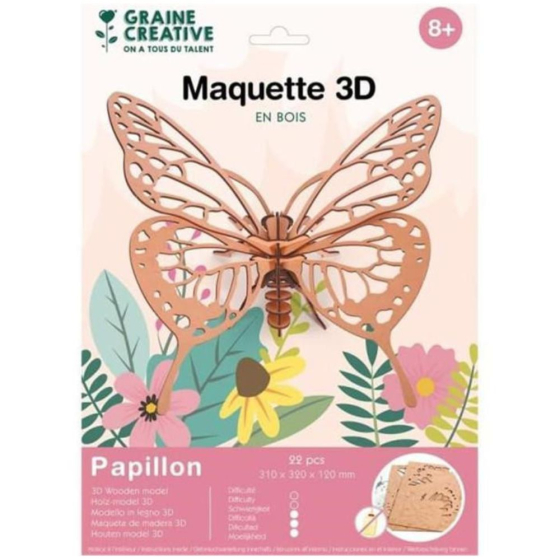 Maquette 3D - Papillon