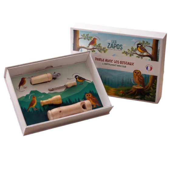 Coffret 4 Appeaux « Parle avec les Oiseaux »