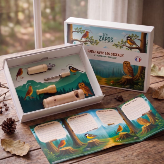 Coffret 4 Appeaux « Parle avec les Oiseaux »