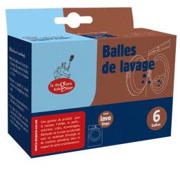 Boîte de 6 balles de lavage anti-calcaire - 235 g