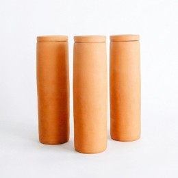 Lot de 3 Olla en terre cuite - 21 cm 2 litres