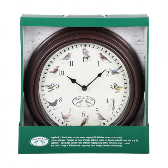 Horloge murale - Chants oiseaux