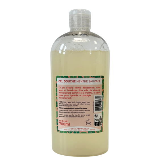 Gel douche menthe sauvage - 700 ml